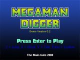 [Megaman Digger 0.2 Title Screen]